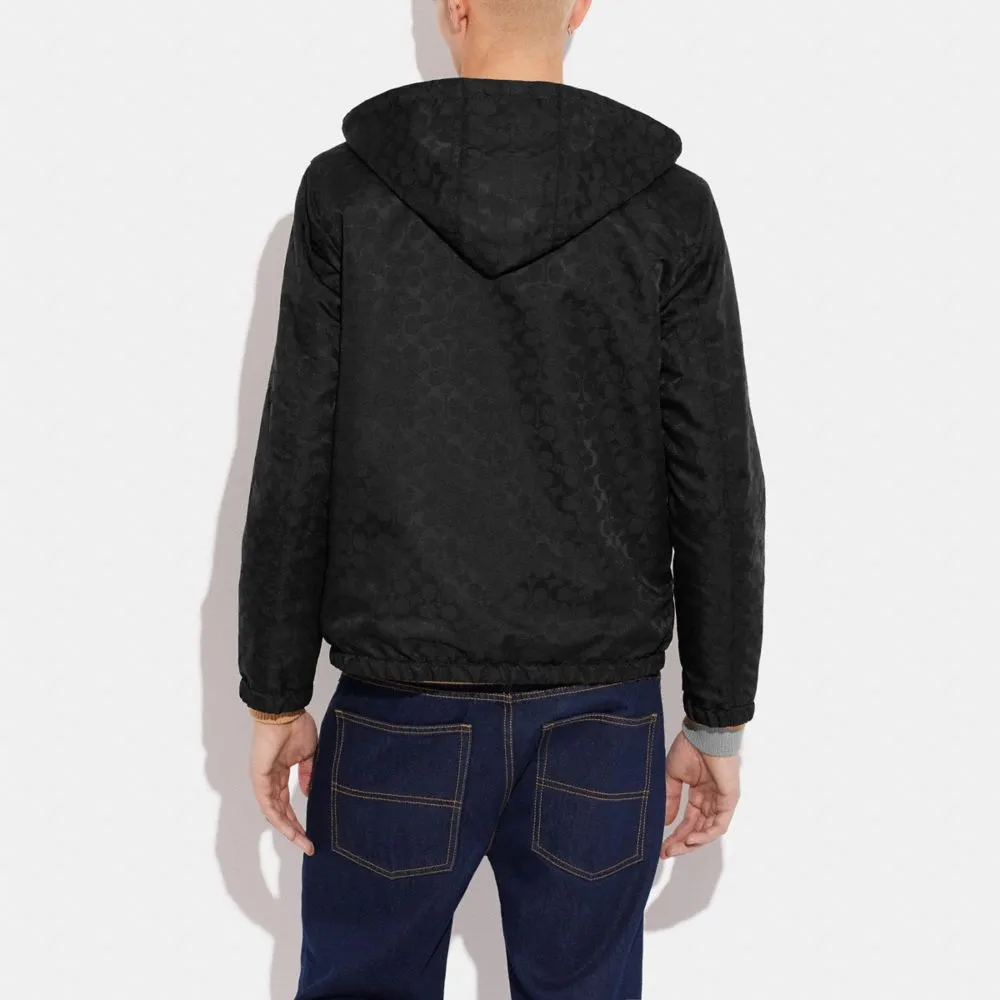 W.ANGLE Men's CO REVERSIBLE PADDED COACH JACKET