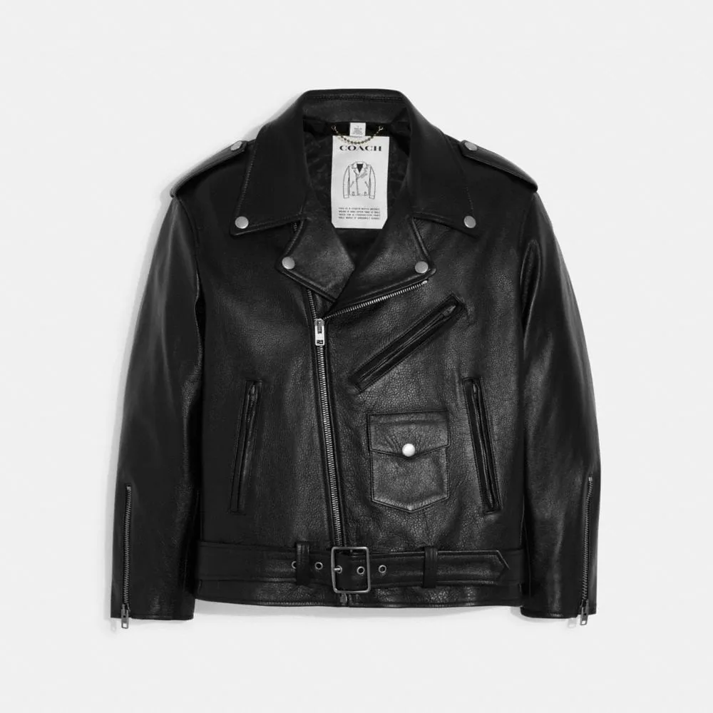 Coach Oversized Leather Biker Jacket | Mall of America®