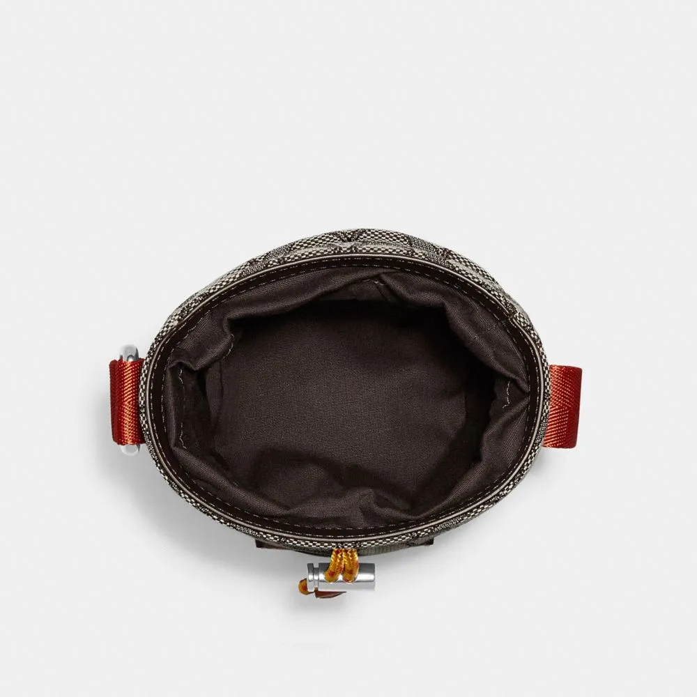 Coach Utility Crossbody In Signature Jacquard Square One