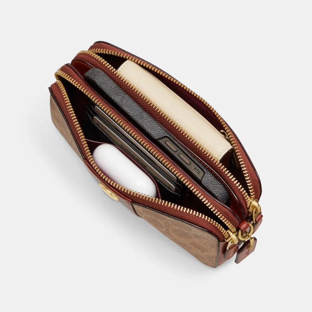 Coach Kira Crossbody In Colorblock Signature Canvas Yorkdale Mall