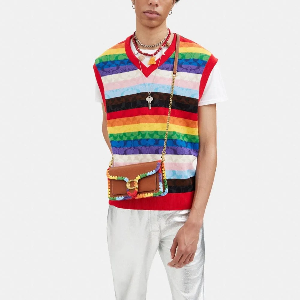 Coach Tabby Chain Clutch With Rainbow Crochet Mall of America®