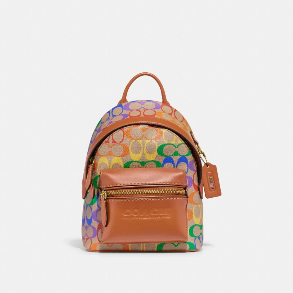 Coach Charter Backpack 18 In Rainbow Signature Canvas | Mall of America®