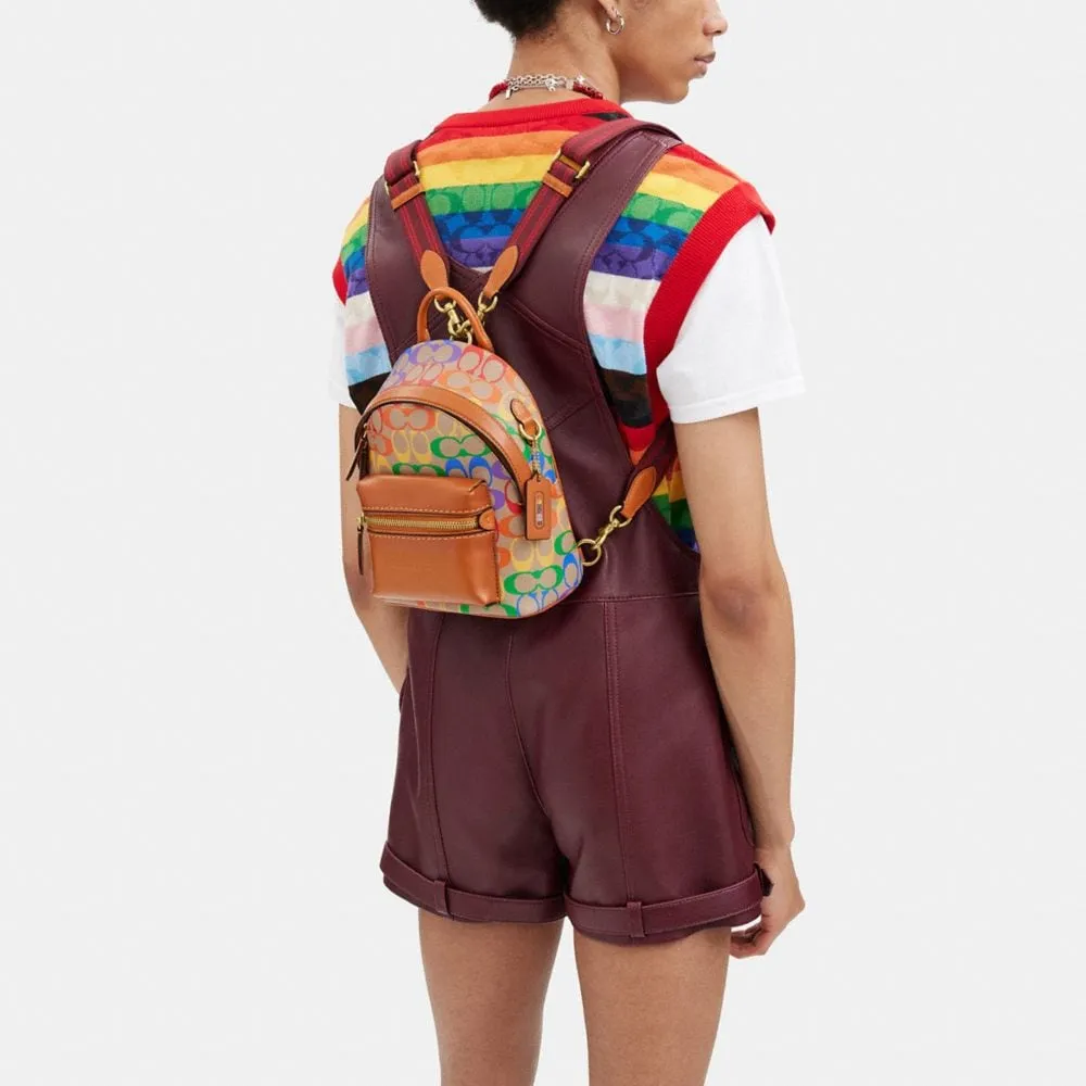 Coach Charter Backpack 18 In Rainbow Signature Canvas | Mall of America®