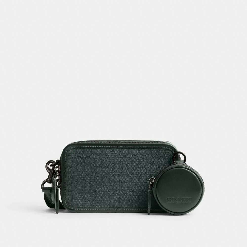 Coach Charter Slim Crossbody Micro Signature Jacquard | Montebello