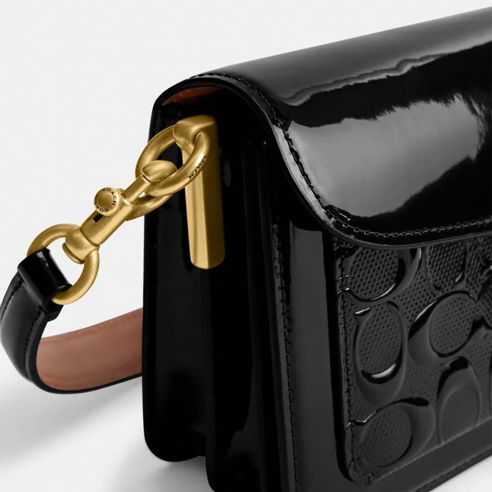 Signature discount leather coach