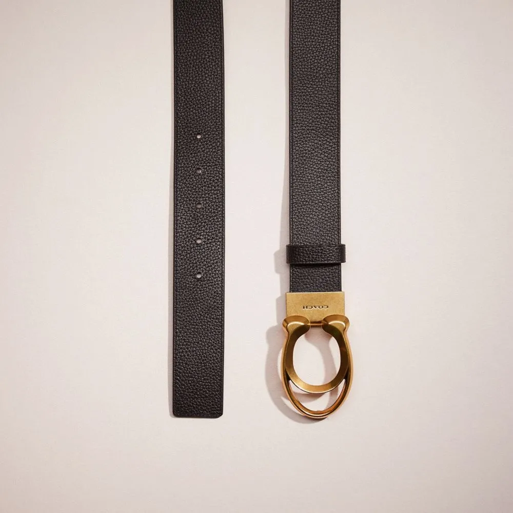 signature buckle belt 38 mm
