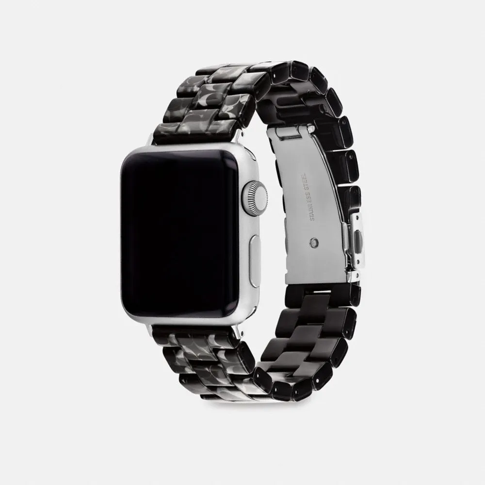 Coach apple watch on sale band series 4