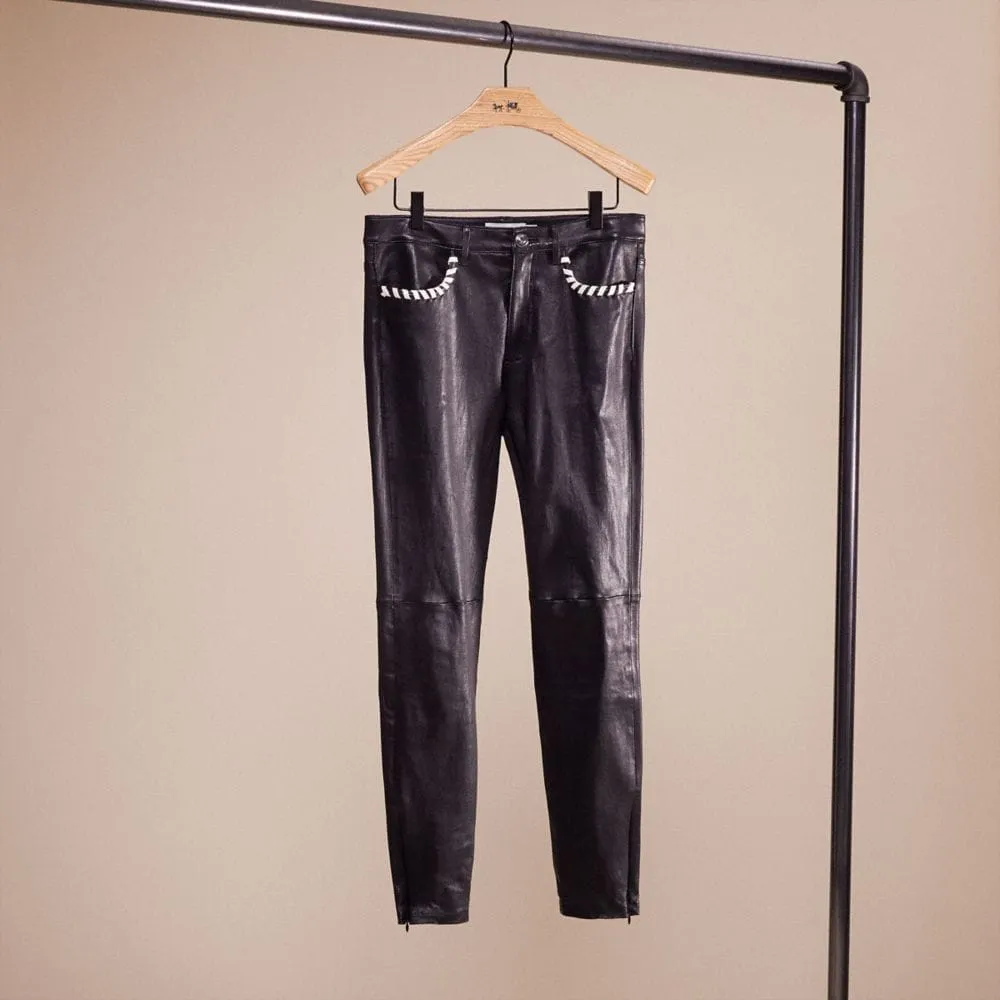 Coach Upcrafted Stretch Leather Pants Mall of America®