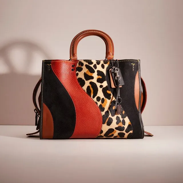 Coach rogue with leopard patchwork new arrivals