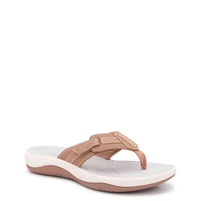 Clarks breeze store sky flip flops