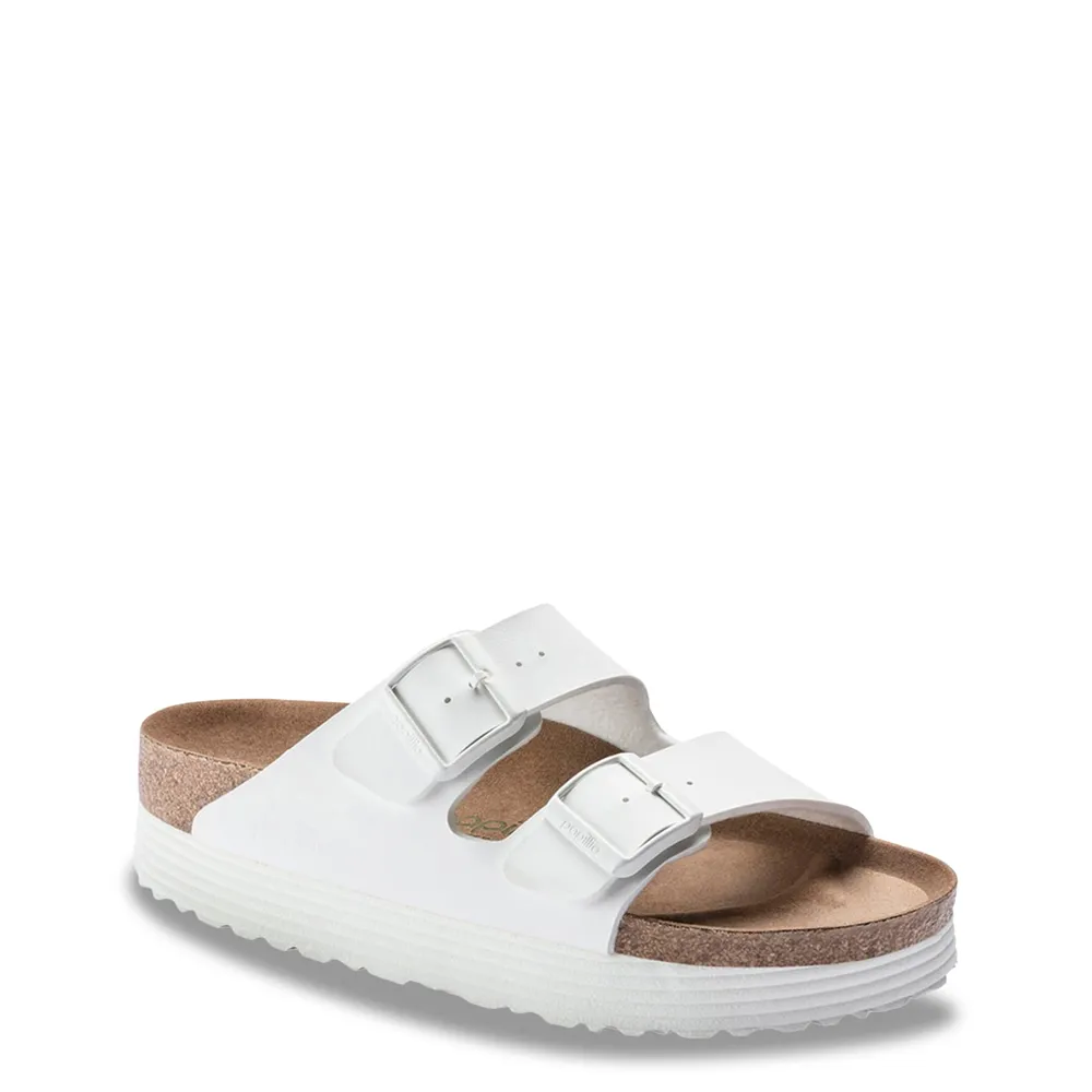 Platform white store birkenstocks