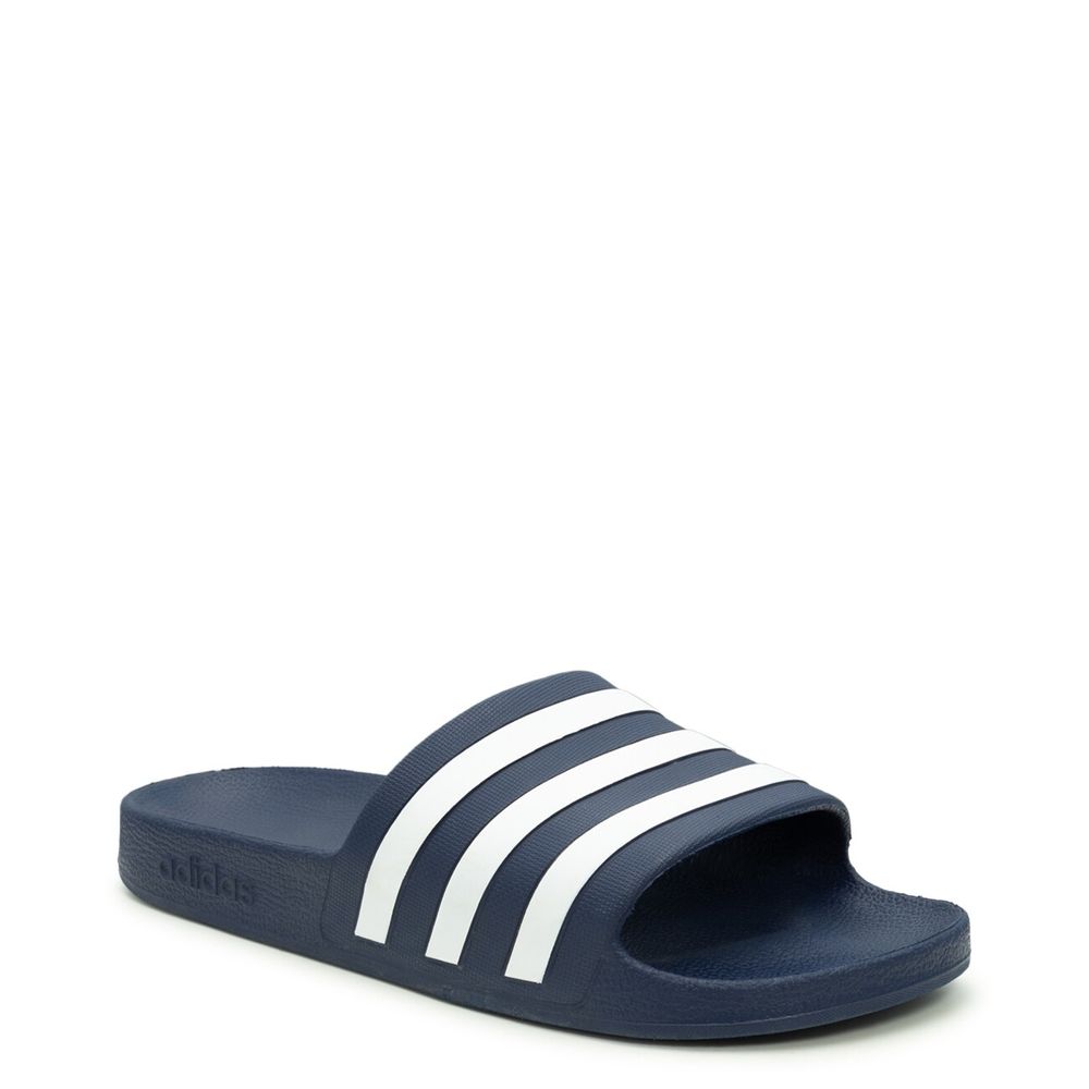 Navy adidas clearance sliders