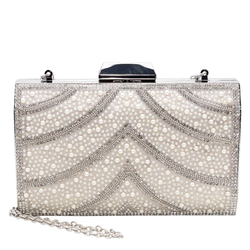 Dsw store silver clutch