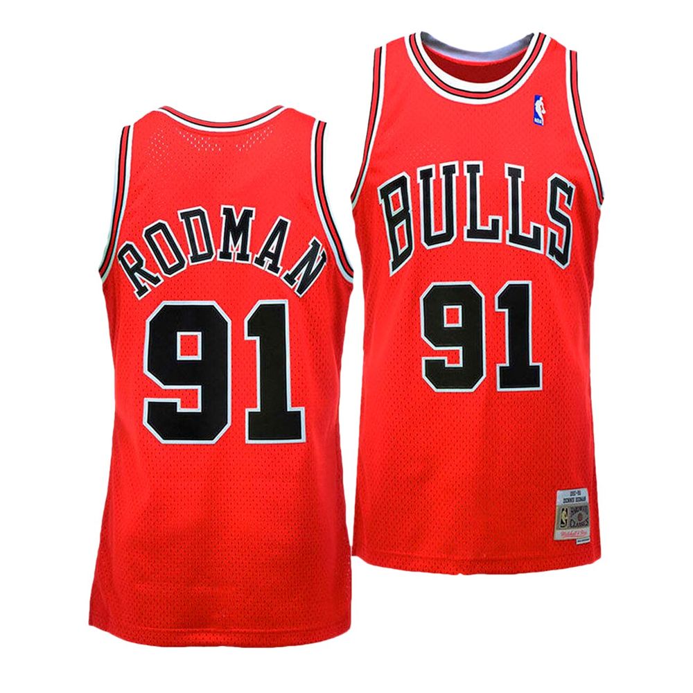 Mitchell & Ness Men's Chicago Bulls NBA Dennis Rodman Classic