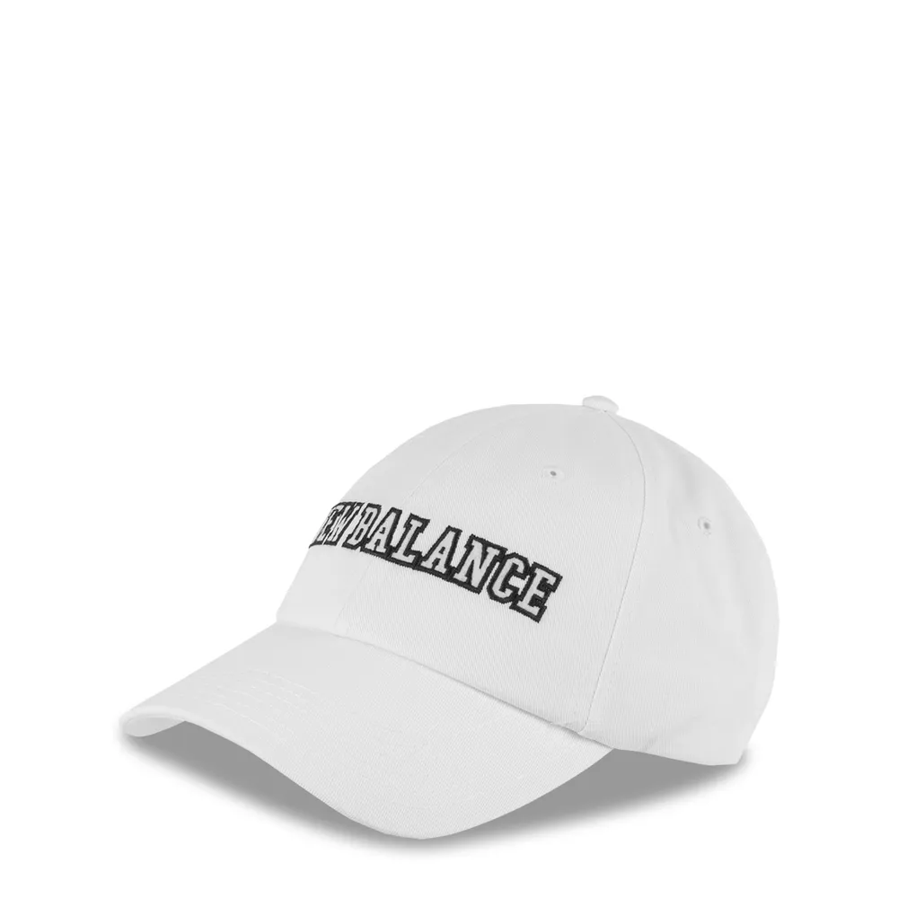 New balance white outlet hat