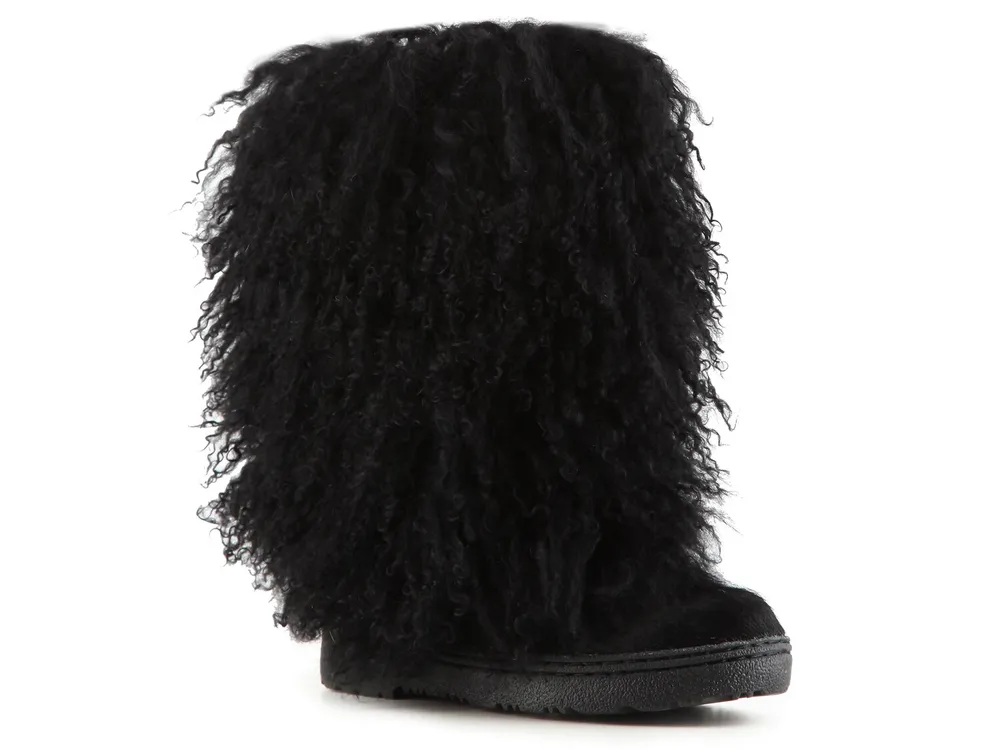 Bearpaw fur boots outlet dsw