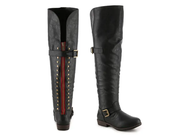 Dsw black over hot sale the knee boots