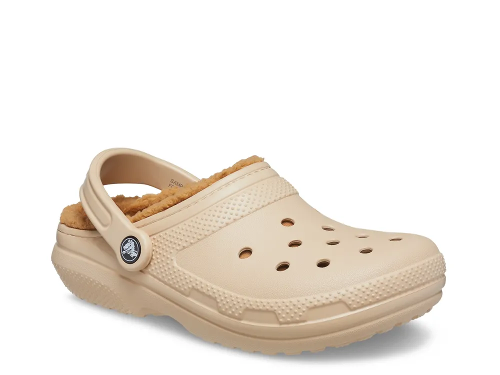 Crocs classic sale lined clog white