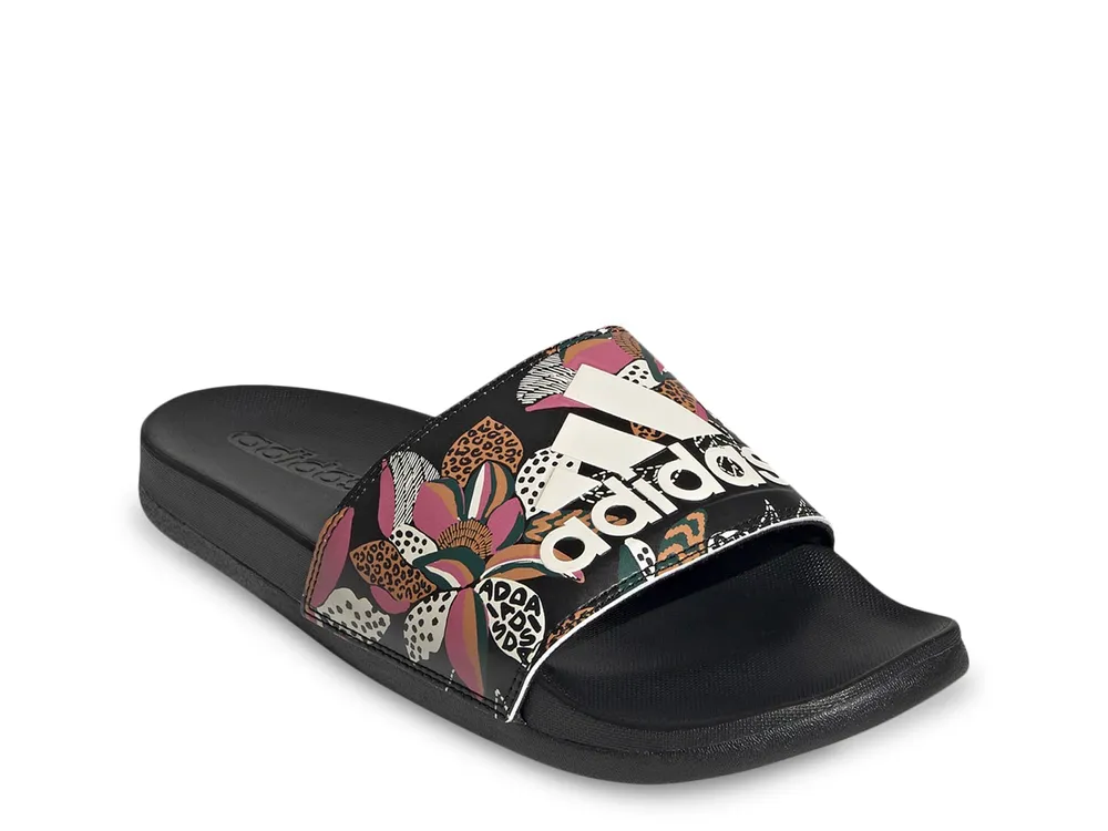 Dsw adidas slides on sale womens