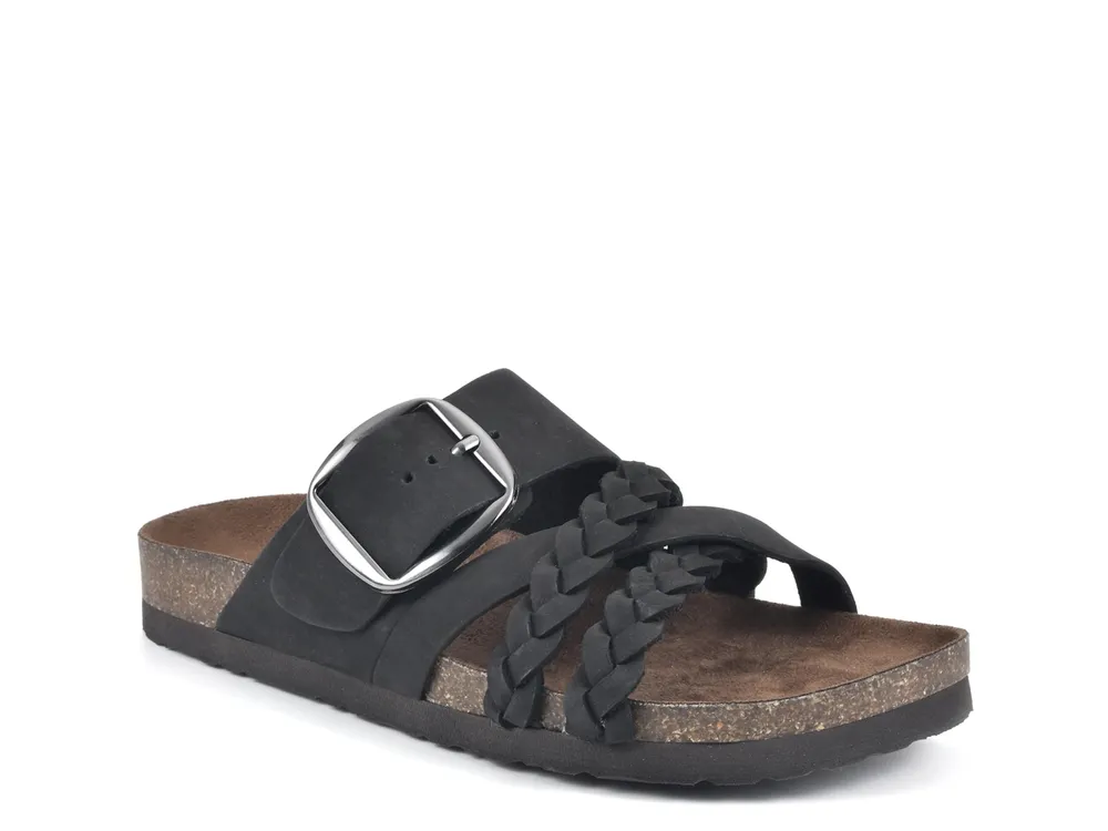 White mountain women's online holland leather footbed sandal