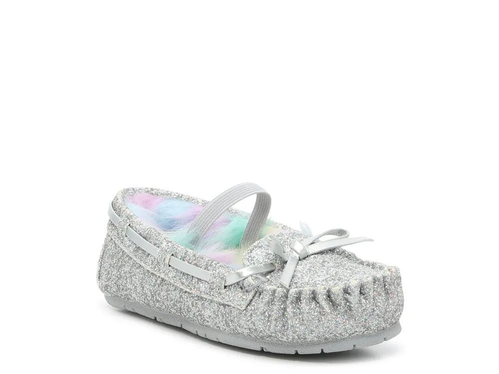 Silver sequin cheap moccasins