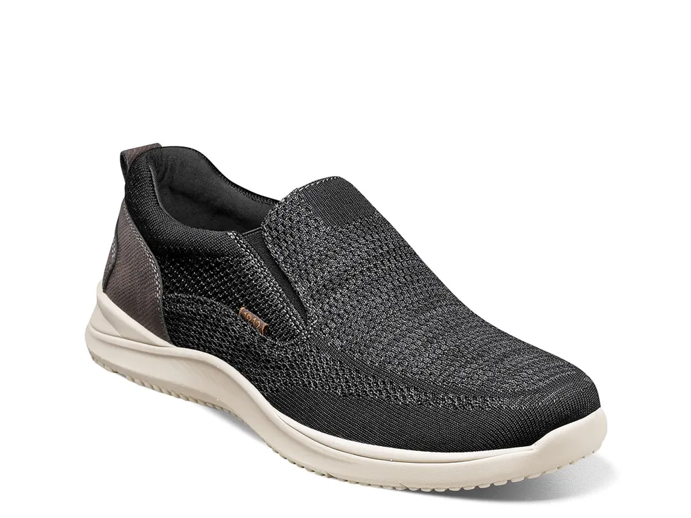 Nunn Bush mens Wade Work Slip Resistant Moccasin Toe Slip-on Non