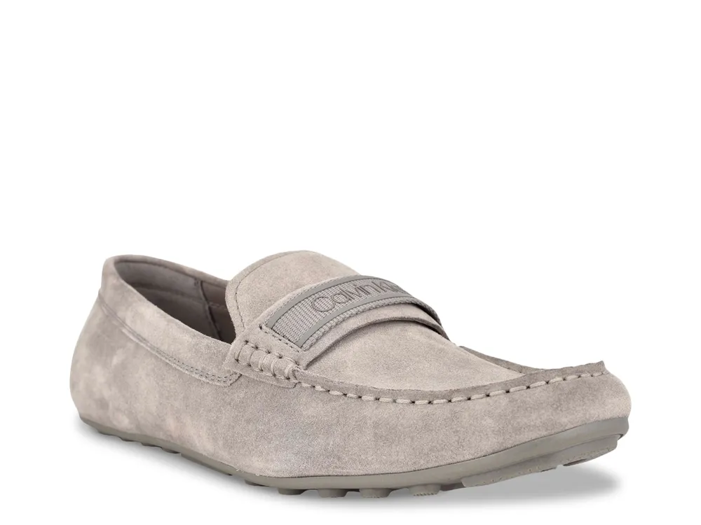 Calvin klein hot sale suede loafers