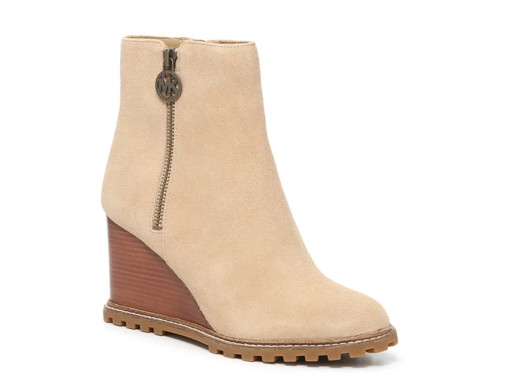 Michael kors wedge on sale boots