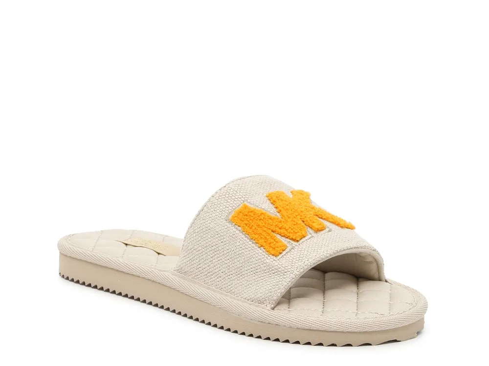 Michael kors deals slides womens yellow