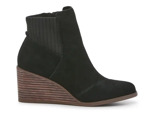 Dsw black best sale wedge boots