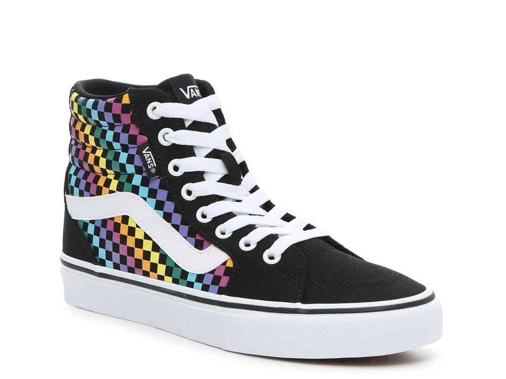 Dsw checkered vans store womens