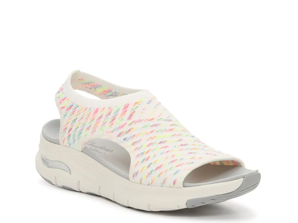 Skechers cali cheap wedge sandals uk