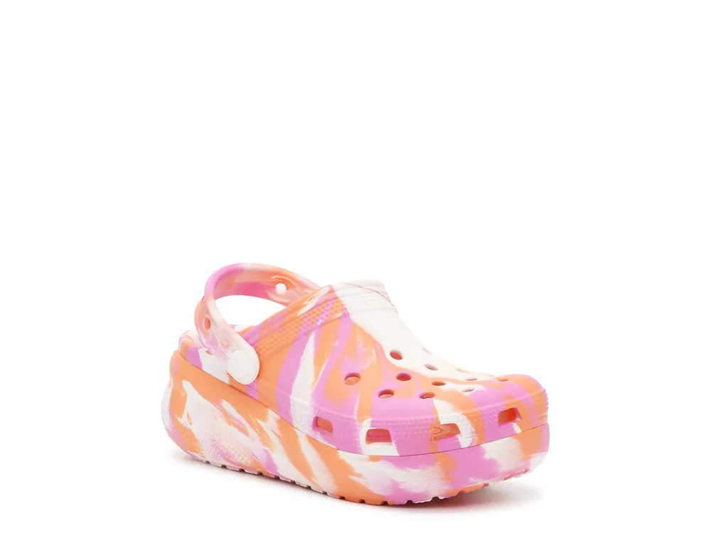 Crocs Marbled Cutie Wedge Clog Kids Hamilton Place