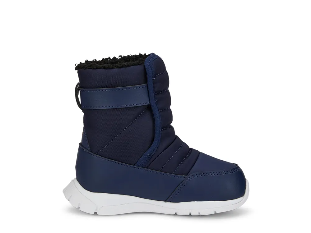 Navy blue store booties dsw