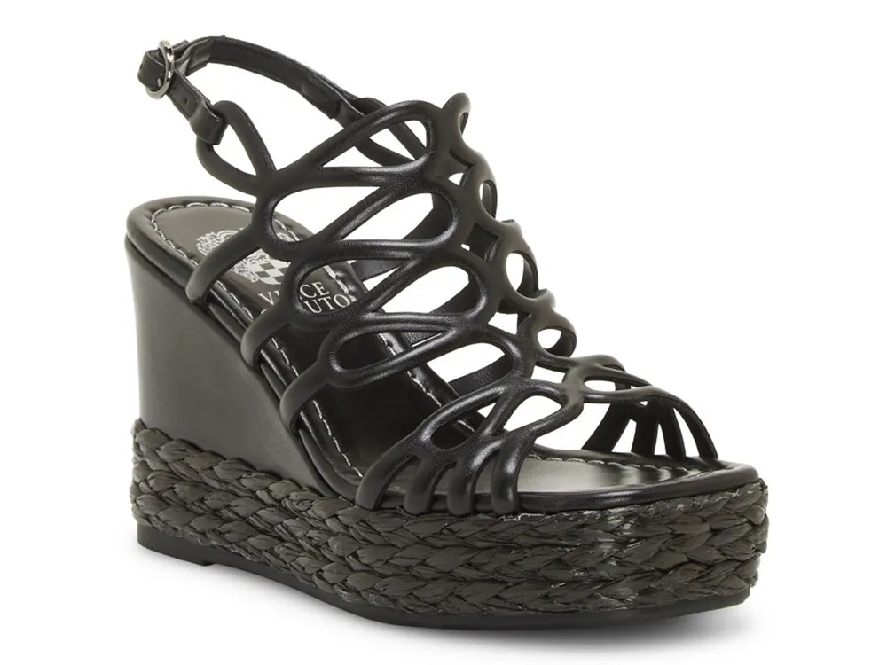 Vince camuto black platform on sale sandals