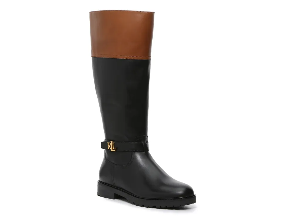 Lauren Ralph Lauren Everly Wide Calf Riding Boot Hamilton Place