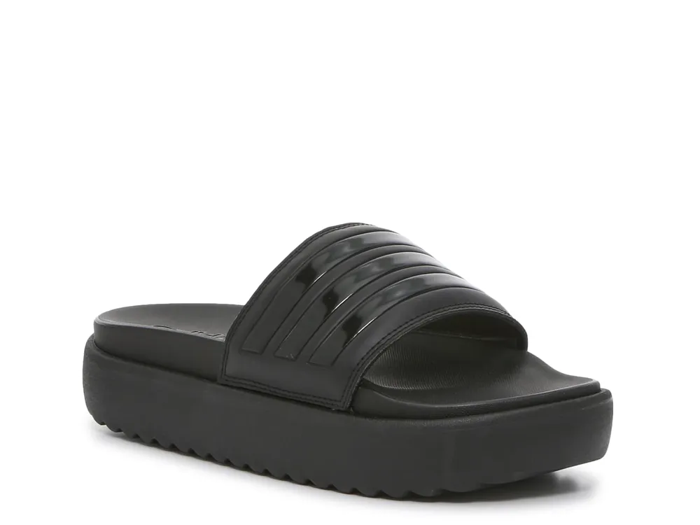 Adidas adilette best sale platform slides