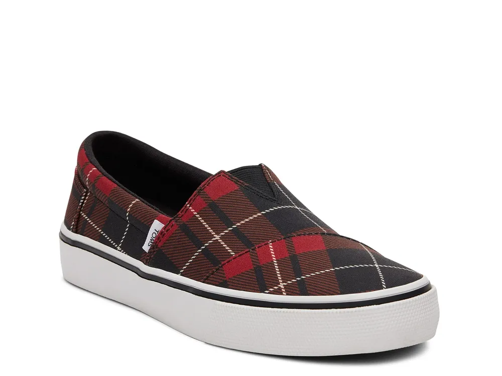 Vans tartan plaid outlet slip on