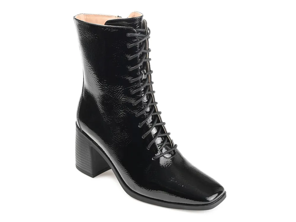 Dsw black hotsell patent leather boots