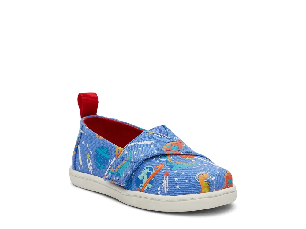 Toms dinosaur clearance slip ons