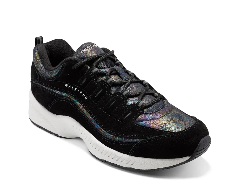 Easy Spirit Women's Romy Sneaker - White Multi Walking Shoes With Cushioned Comfort, Size 10 Wide - View #2