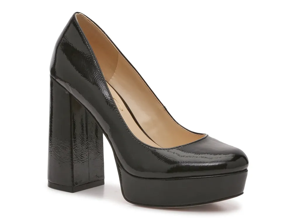 Jessica simpson hotsell black platform pumps