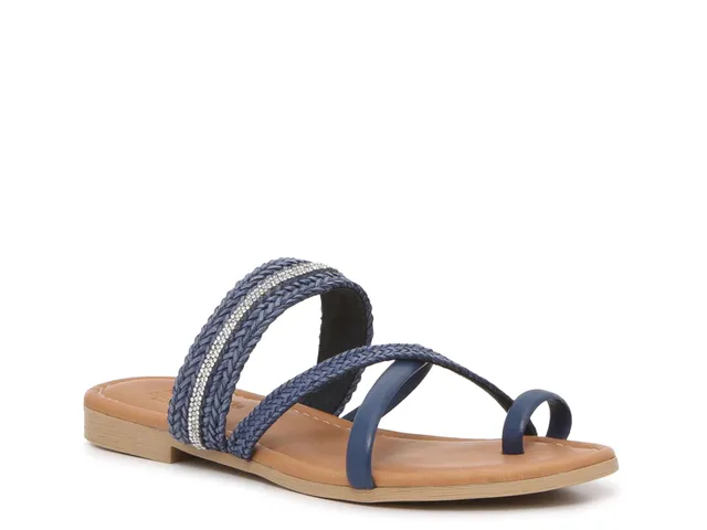 Navy blue sandals on sale dsw