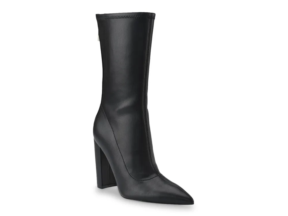 Guess black boots on sale dsw