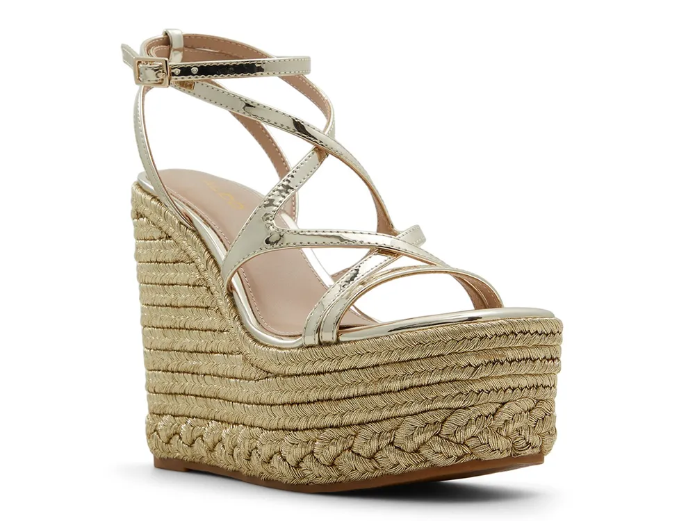 Aldo gold sales wedges