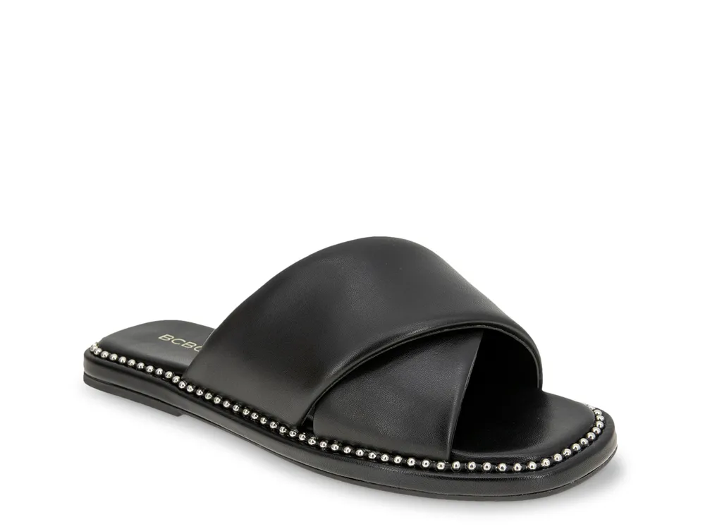 Dsw black flat online sandals