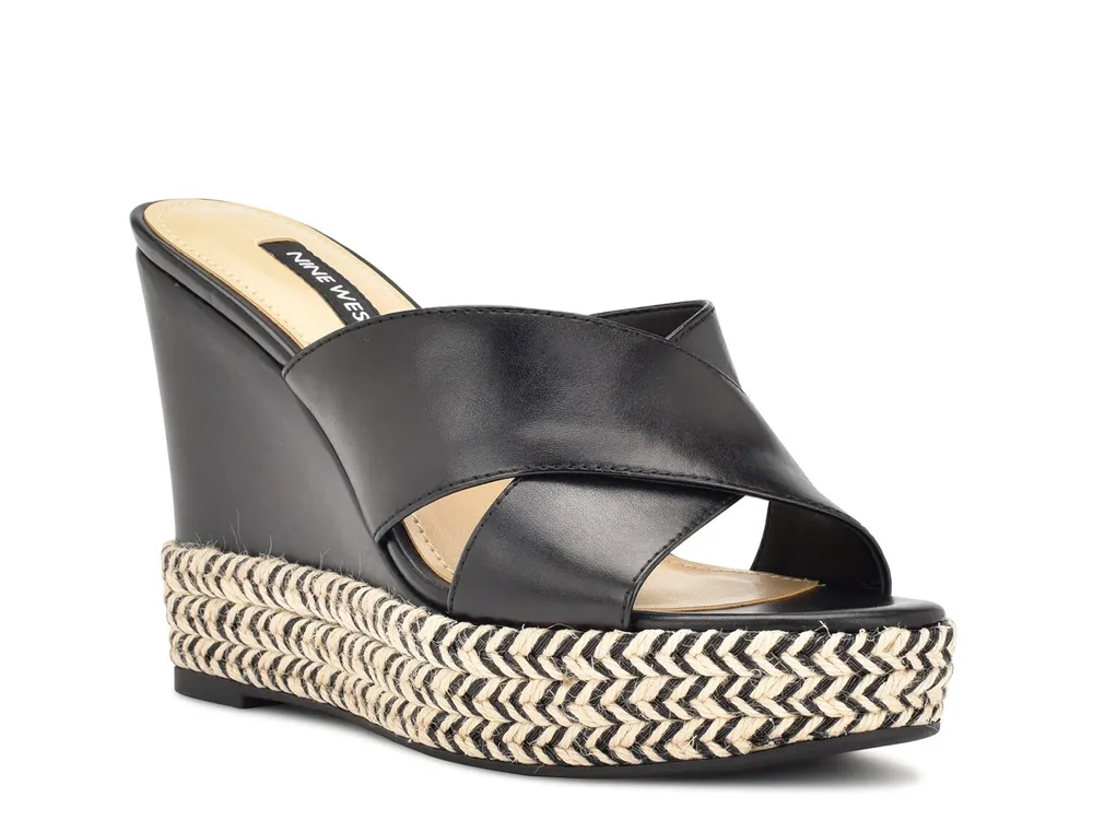 Nine west wedge on sale sandals