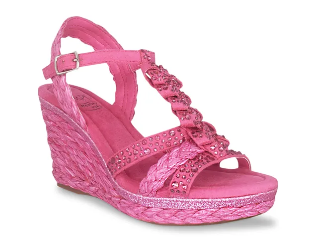 Pink best sale wedges dsw