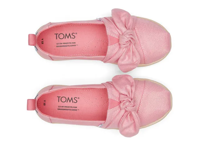 New TOMS ballet deals pink w/bow