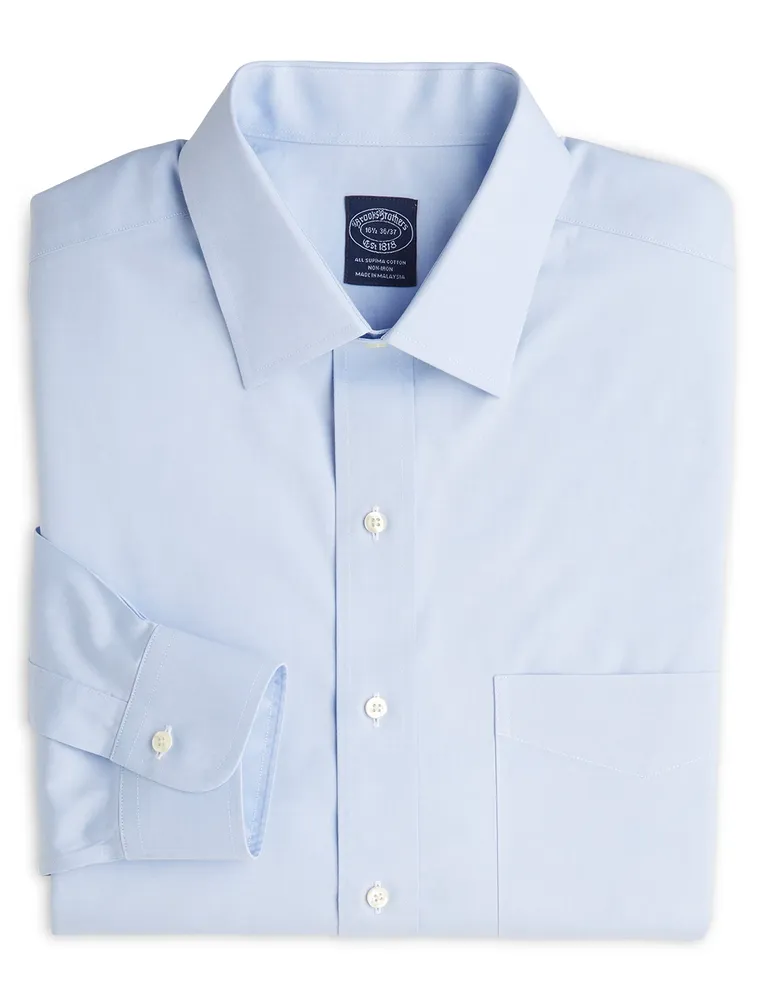 Brooks Brothers Pinpoint Stretch Dress Shirt Hamilton Place